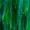 Wissmach Stained Glass Sheet and Mosaic Glass : Medium Green w/Streaks of Dark Blue & White Opal